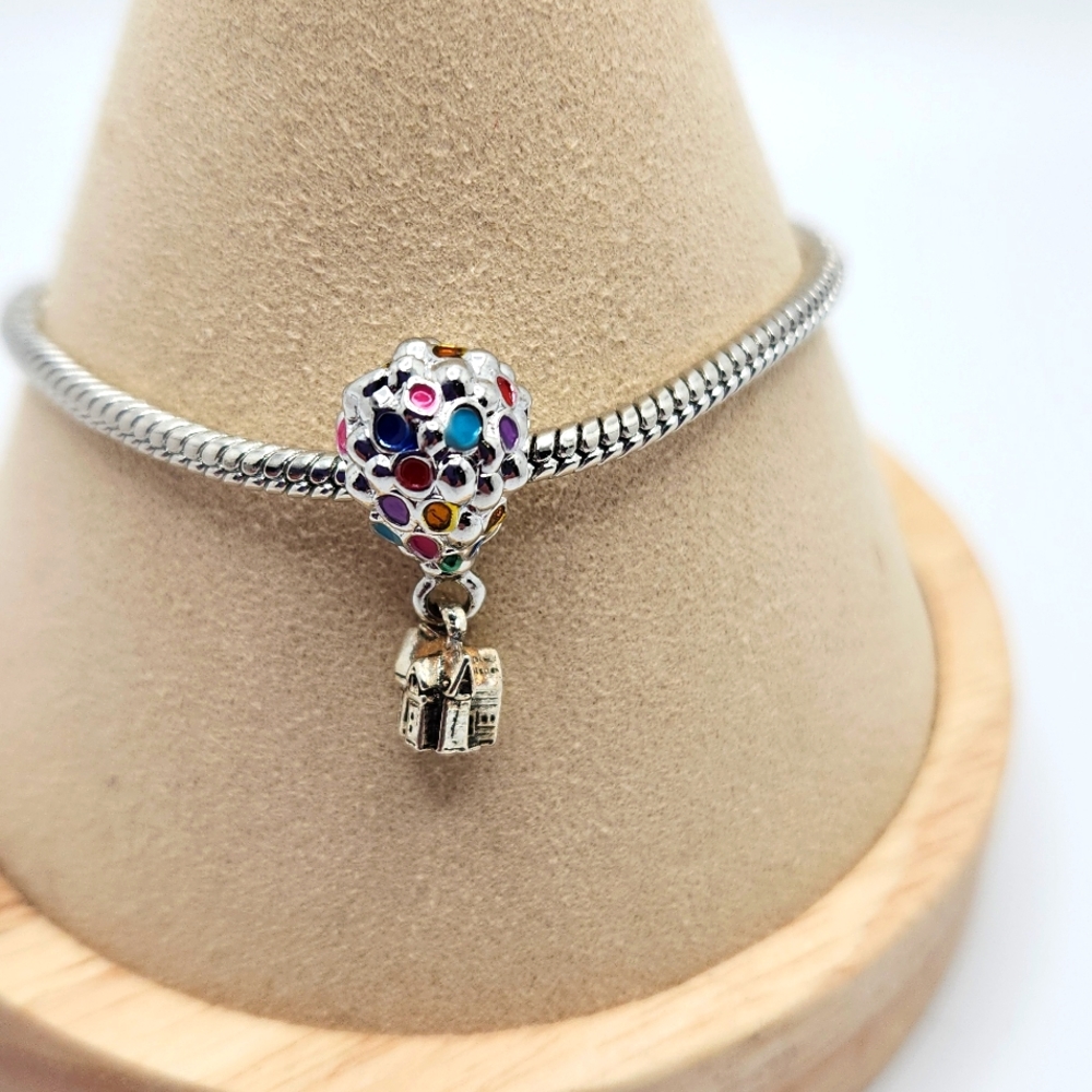 New handmade Up, Up, and Away charm bracelet